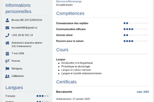 Recherche d'emploi à temps partiel 