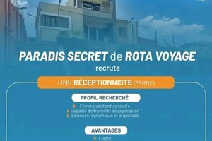 PARADIS SECRET MITADY RECEPTIONNISTE 