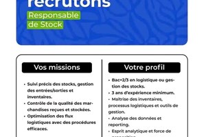 MITADY RESPONSABLE DE STOCK 
