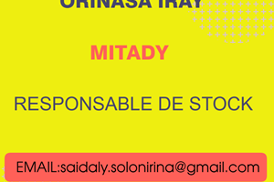 MITADY RESPONSABLE DE STOCK 