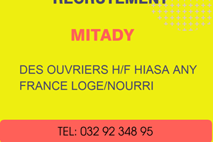 MITADY OUVRIERS LAHY SY VAVY HIASA ANY FRANCE 