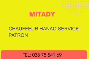 MITADY CHAUFFEUR SERVICE PATRON 