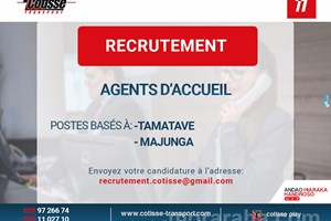 COTISSE MITADY AGENT D'CCUEIL HIASA MAHAJANGA/TAMATAVE