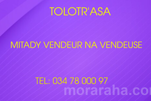 MITADY VENDEUR NA VENDEUSE 