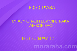 MITADY CHAUFFEUR TOERANA AMBOHIBAO