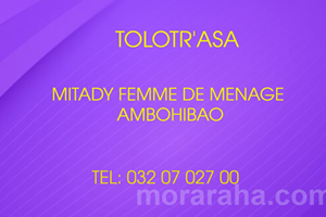 MITADY FEMME DE MENAGE 