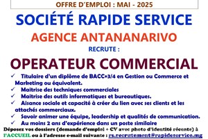 MITADY OPERATEUR COMMERCIAL 