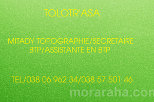 MITADY TOPOGRAPHIE /ASSISTANTE EN BTP 