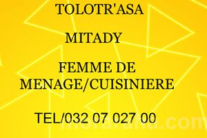 MITADY FEMME DE MENAGE SY CUISINIER