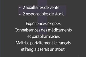 PHARMACIE MITADY OLONA 2 HIVAROTRA/2RESPONSABLE DE VENTE 