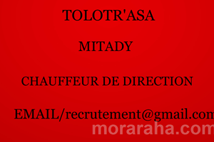 MITADY CHAUFFEUIR DE DIRECTION 