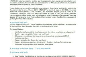 TOMADY MITADY SATAGIAIRE COMPTABLE 