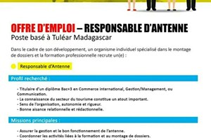 MITADY RESPONSABLE D'ANTENNE