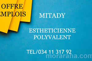 MITADY ESTHETICIENNE MAHAY POLYVALENT
