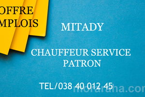 MITADY CHAUFFEUR SERVICE PATRON 