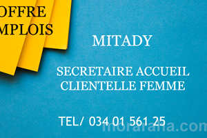 MITADY SECRETAIRE ACCUEIL