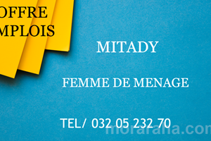 MITADY FEMME DE MENAGE 