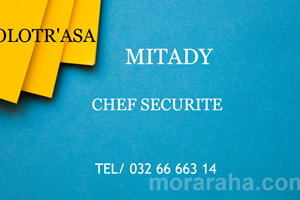 MITADY CHEF SECURITE OFFICIER 