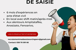 MITADY OPERATEUR DE SAISIE/OPERATRICE DE SAISIE 
