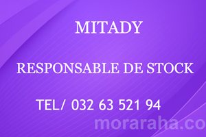 MITADY RESPONSABLE DE STOCK 