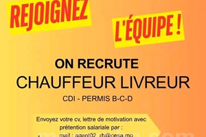 MITADY CHAUFFEUR LIVREUR 