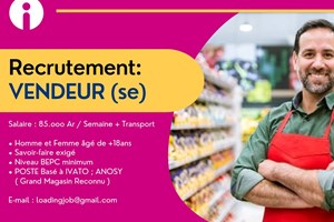 MITADY VENDEUR/VENDEUSE