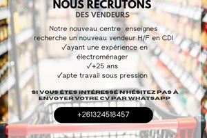 MITADY VENDEURS /VENDEUSES