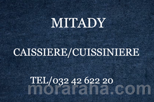MITADY CAISSIERE /CUISINIERE 