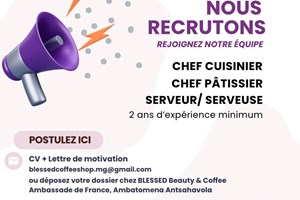 MITADY CHEF CUISINIER/CHEF PATISSIER/SERVEUR/SERVEUSE