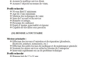 MITADY VENDEURS/VENDEUSES