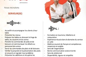 MITADY SERVEUR/SERVEUSE 