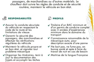 MITADY CHAUFFEUR LIVREUR H/F