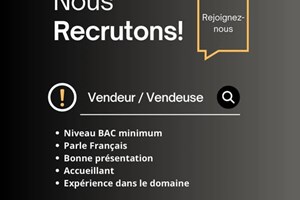 MITADY VENDEUR /VENDEUSE