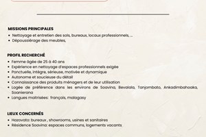 MITADY FEMME DE MENAGE 