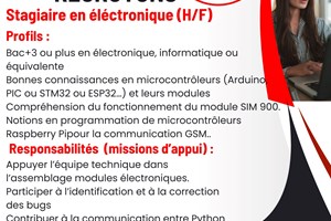 MITADY STAGIAIRE ELECTRONIQUE H/F