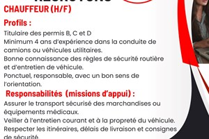 MITADY CHAUFFEUR H/F
