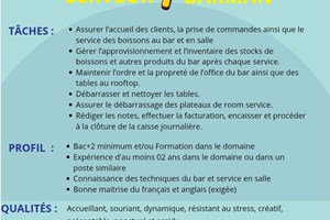 MITADY SERVEUR/BARMAN 