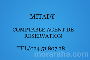 MITADY COMPTABLE.AGENT DE RESERVATION 