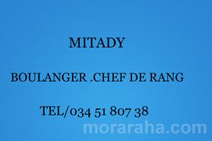 MITADY BOULANGER/CHEF DE RANG 