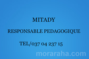 MITADY RESPONSABLE PEDAGOGIQUE 