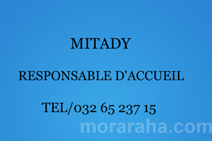 MITADY RESPONSABLE D'ACCUEIL 