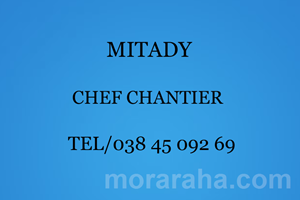 MITADY CHEF DE CHANTIER 
