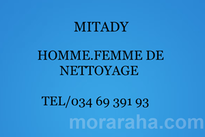 MITADY HOMME SY FEMME DE NETTOYAGE 