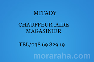 MITADY CHAUFFEUR /AIDE MAGASINIER 