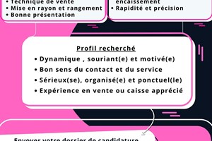 MITADY VENDEUR/VENDEUSE/CAISSIER/CAISSIERE