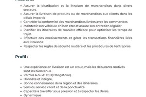 ORINASA IRAY KOA MITADY LIVREURS