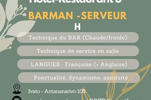 MITADY BARMAN/SERVEUR