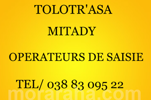 MITADY OPERATEURS DE SAISIE
