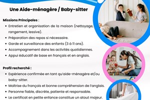 ASA ANY MAURICE MITADY AIDE MENAGERE/BABY  SITTER 