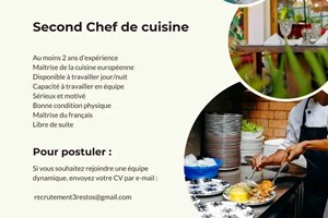 MITADY SECOND CHEF DE CUISINE 